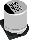 ハイブリッドアルミ電解コンデンサZLシリーズ写真,铝电解电容器ZL系列Hybrid Aluminum ZL Series picture
