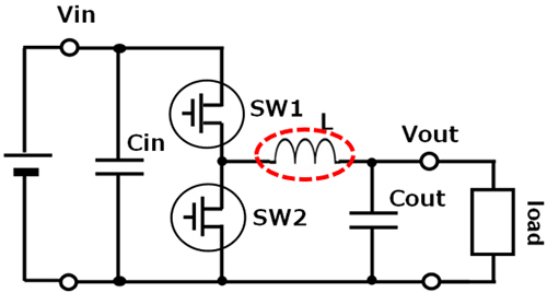 电路例　上述应用　降压DC-DC转换器电路