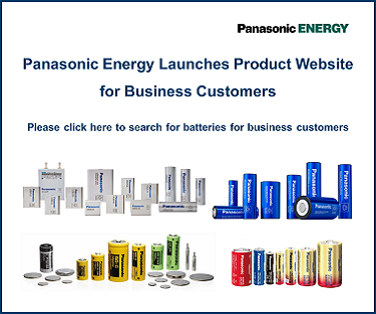 Panasonic Energy Product Website for Business Customers.Click here more details.