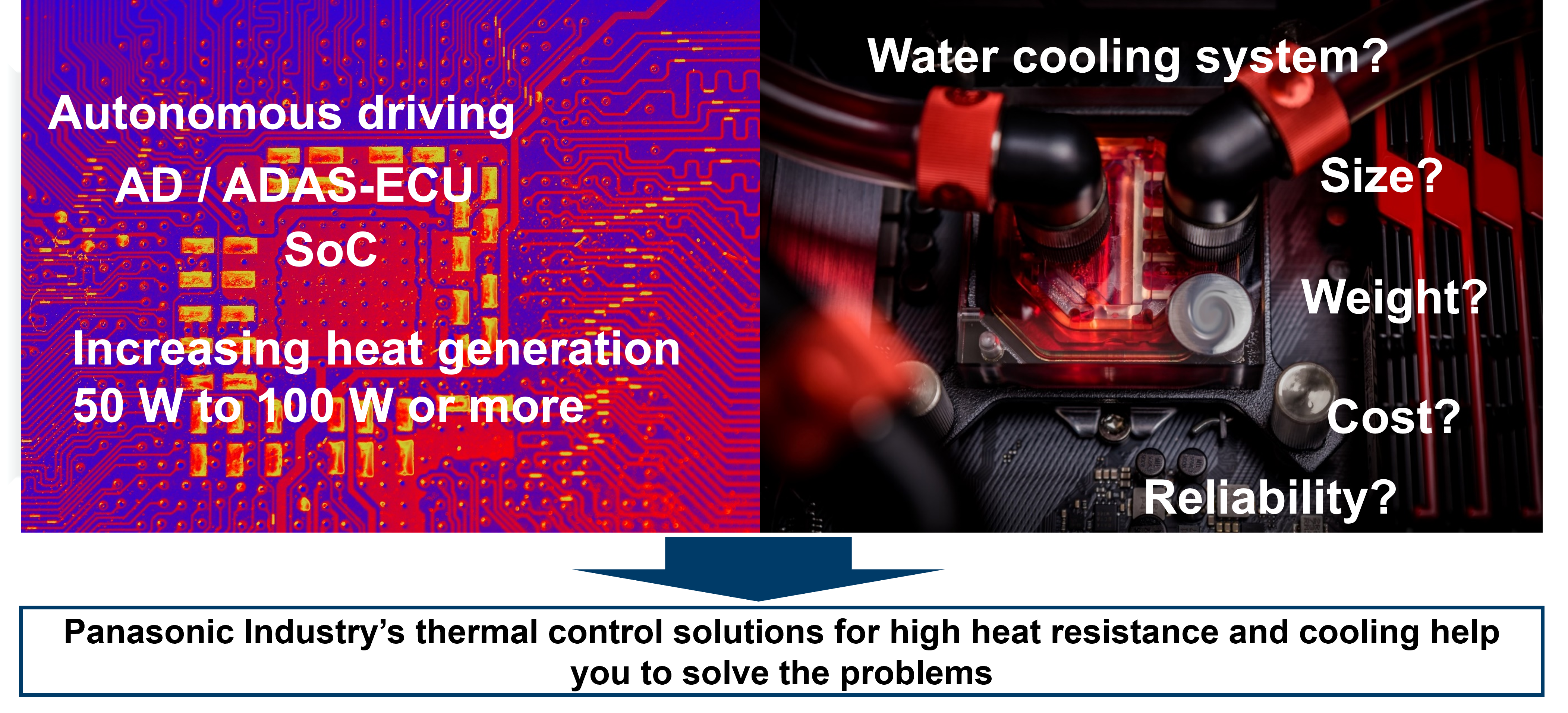 Increasing heat generation and a larger cooling system